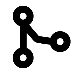 Git Merge Bold icon