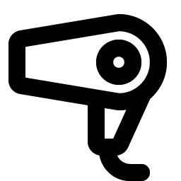 Hair Dryer Bold icon