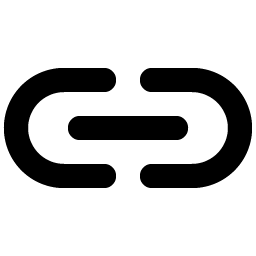 Link Simple Horizontal Bold icon - free SVG download