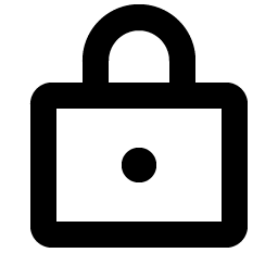 Lock Bold icon