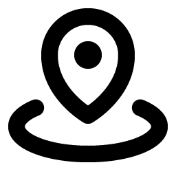 Map Pin Area Bold icon