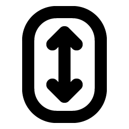 Mouse Scroll Bold icon