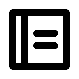 Notebook Bold icon
