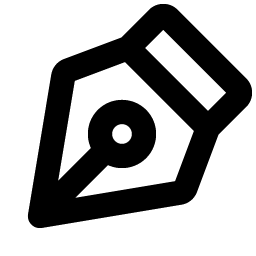 Pen Nib Bold icon
