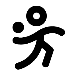 Person Simple Throw Bold icon