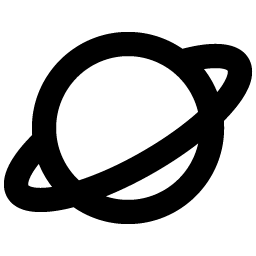 Planet Bold icon