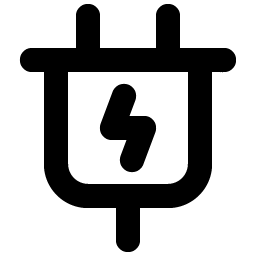 Plug Charging Bold icon