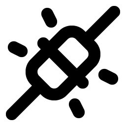 Plugs Connected Bold icon