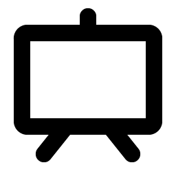 Presentation Bold icon