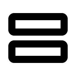 Rows Bold icon