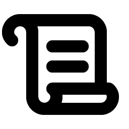 Scroll Bold icon