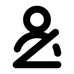Seatbelt Bold icon