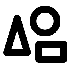 Shapes Bold icon
