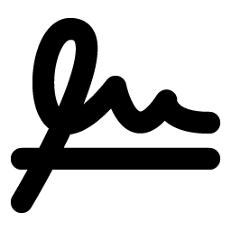 Signature Bold icon