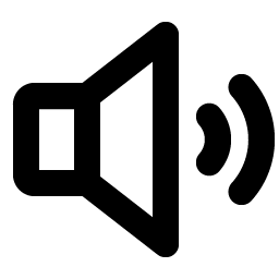 Speaker High Bold icon