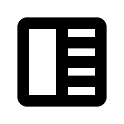 Square Half Bold icon