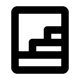 Stairs Bold icon