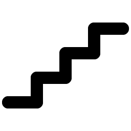 Steps Bold icon