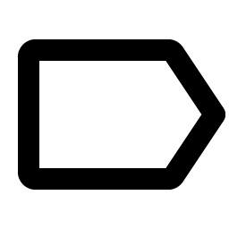 Tag Simple Bold icon