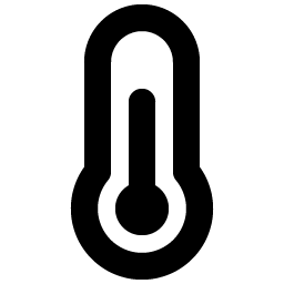 Thermometer Simple Bold icon