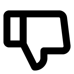 Thumbs Down Bold icon