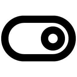 Toggle Right Bold icon