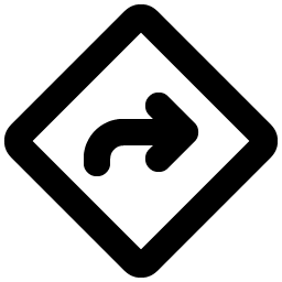 Traffic Sign Bold icon