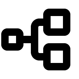 Tree Structure Bold icon