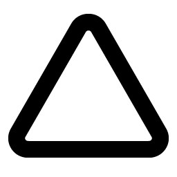 Triangle Bold icon