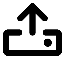 Upload Bold icon