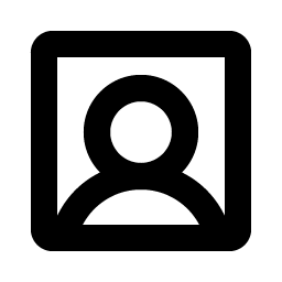 User Square Bold icon