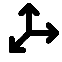 Vector Three Bold icon