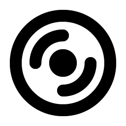 Vinyl Record Bold icon