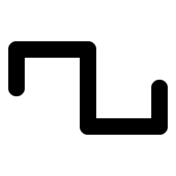 Wave Square Bold icon