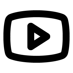 Youtube Logo Bold icon