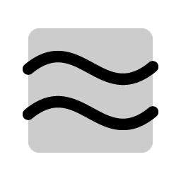 Approximate Equals Duotone icon