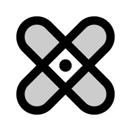 Bandaids Duotone icon