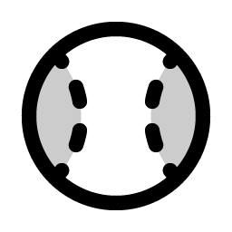 Baseball Duotone icon