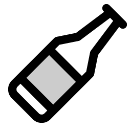 Beer Bottle Duotone icon