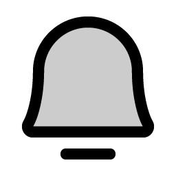 Bell Simple Duotone icon