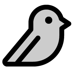 Bird Duotone icon