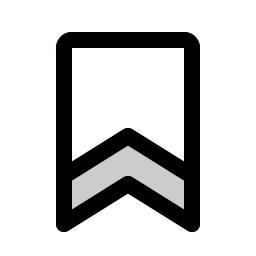 Bookmark Duotone icon