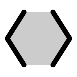 Brackets Angle Duotone icon