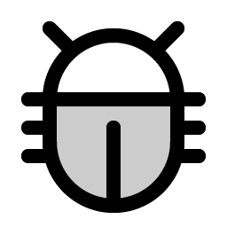 Bug Beetle Duotone icon