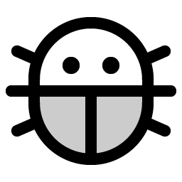 Bug Duotone icon