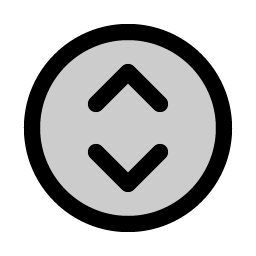 Caret Circle Up Down Duotone icon