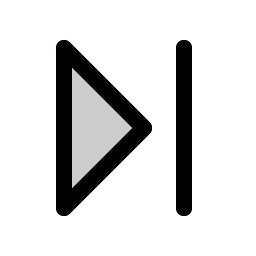 Caret Line Right Duotone icon