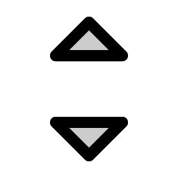 Caret Up Down Duotone icon