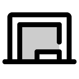 Chalkboard Duotone icon