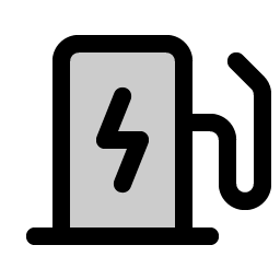 Charging Station Duotone icon